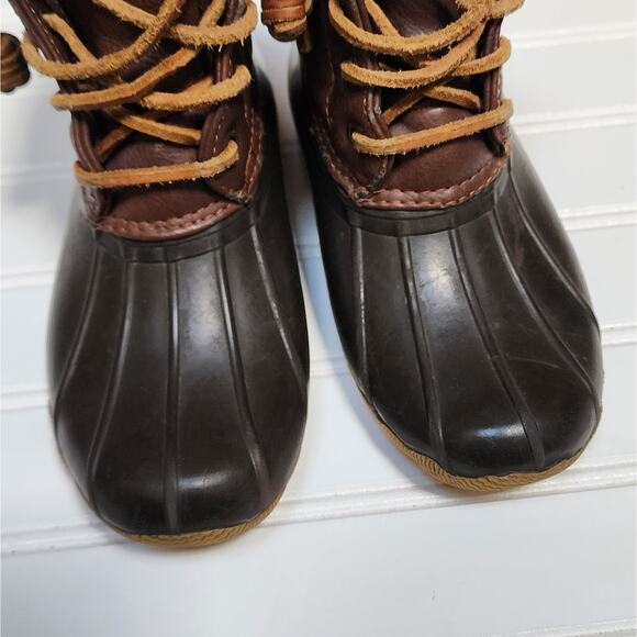 Sperry Port Girls Saltwater Duck Boots - Picture 9 of 13